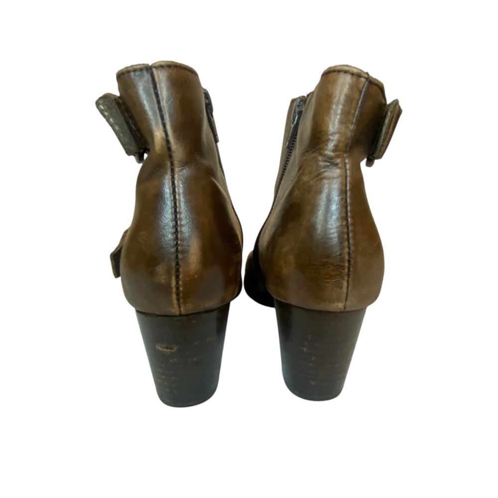 Born Women's Ondine Sepia Brown Moto Ankle Boot SZ 7.5 - Picture 10 of 16